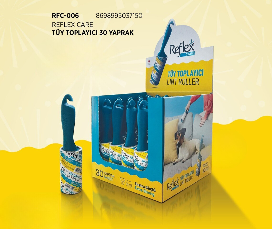 Reflex Care Tüy Toplayıcı Rulo 30 Yaprak 