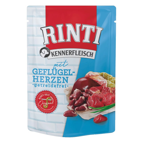 Rinti Lb Dana Yürekli Pouch Köpek Konservesi 400g