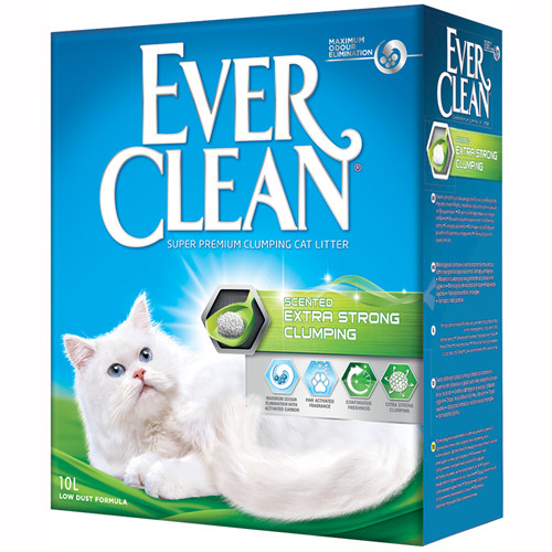 Ever Clean Extra Strong Scented (Kokulu)Kedi Kumu 10 Lt 