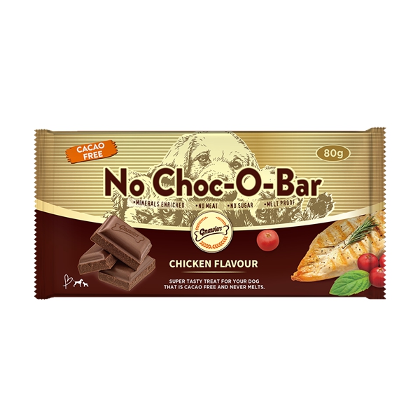 Gnawlers No Choc-O-Bar Tavuk Aromalı Köpek Çikolatası 80gr
