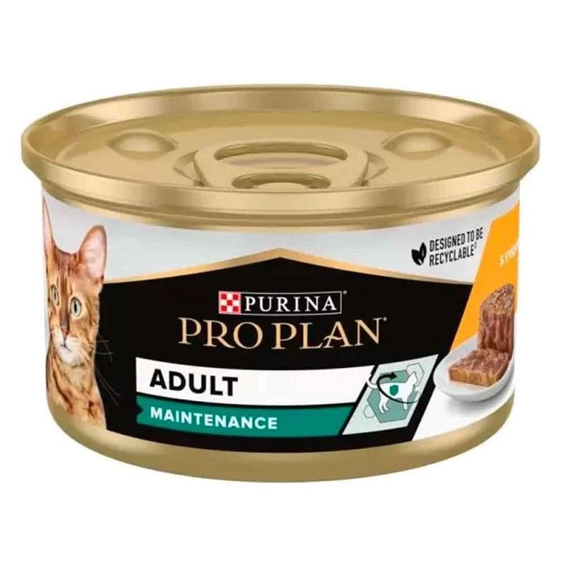 Pro Plan Adult Tavuklu ve Sebzeli Kedi Konservesi 85 Gr