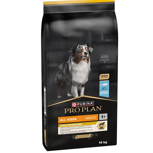 Pro Plan Somonlu Kısırlaştırlmış,Light Köpek Maması 14 kg