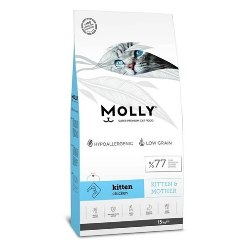 Molly Tavuklu  Yavru Kedi Maması 2 Kg