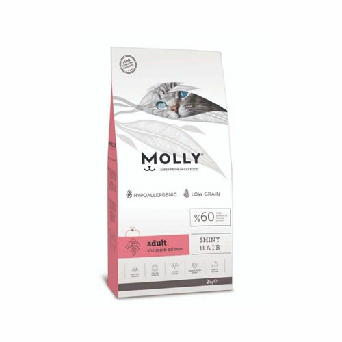 Molly Karidesli Somonlu Kedi Maması 2 Kg