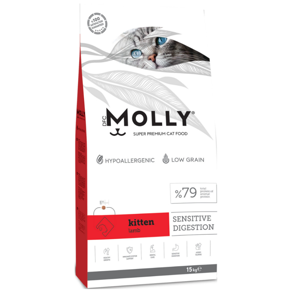 Molly Kuzu Etli Yavru Kedi Maması 15 kg  