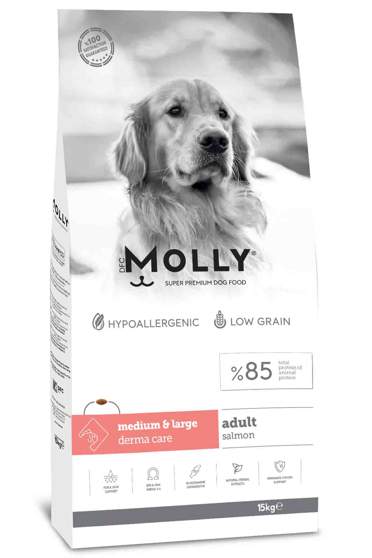 Molly Somonlu Orta ve Büyük Irk Köpek Maması 15 Kg