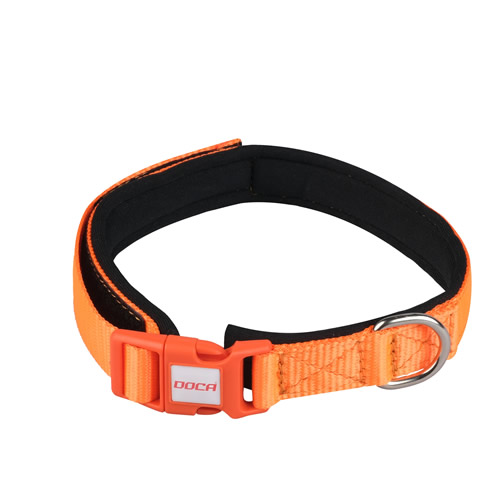 Doca Pet Boyun Tasması Dokuma Soft TURUNCU- 55 cm 