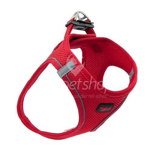 Tailpetz Air Mesh Göğüs Tasması KIRMIZI-S