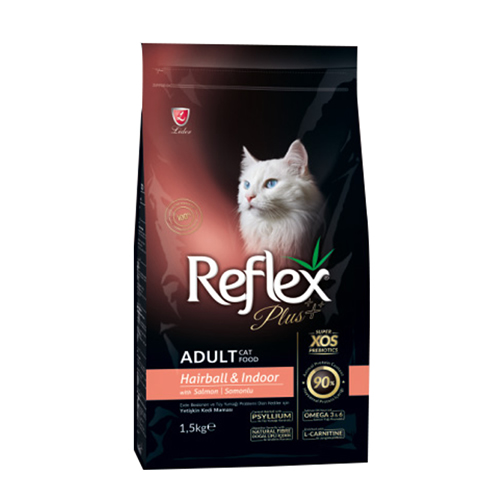 Reflex Plus Somonlu Hairball  Kedi Maması 1,5 Kg