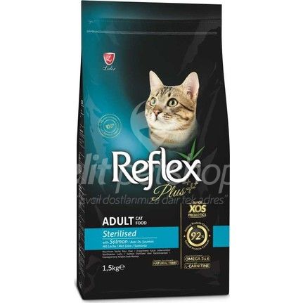 Reflex Plus Sterilised Somonlu Kedi Maması 1,5 Kg