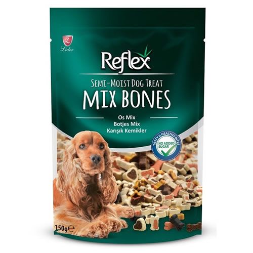Reflex Semi Moist Mix Bones Köpek Ödül Maması 150 Gr