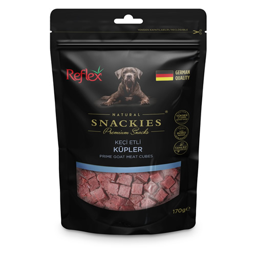 Reflex Snackies Keçi Etli Küpler 170gr