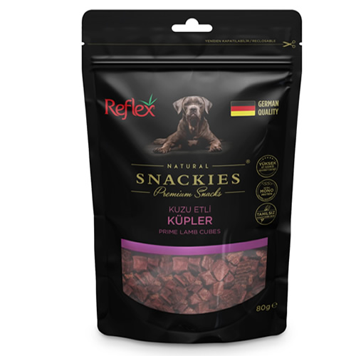 Reflex Snackies Kuzu Etli Küpler 80gr