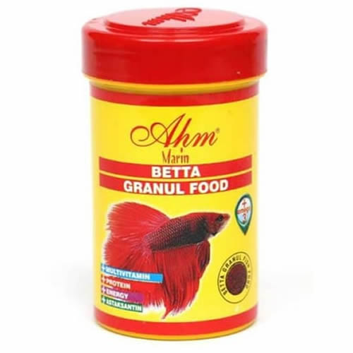 AHM Betta Granul Balık yemi 100 Ml