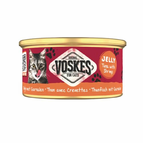 Voskes Ton Balıklı ve Karidesli Kedi Konservesi 85GR