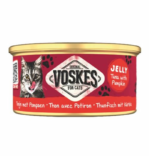 Voskes Ton Balıklı ve Balkabaklı Kedi Konservesi 85GR