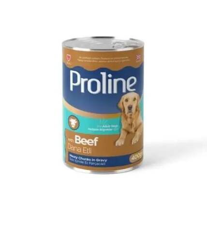 Proline Sos İçinde Parça Dana Etli Yetişkin Köpek Konservesi 400gr